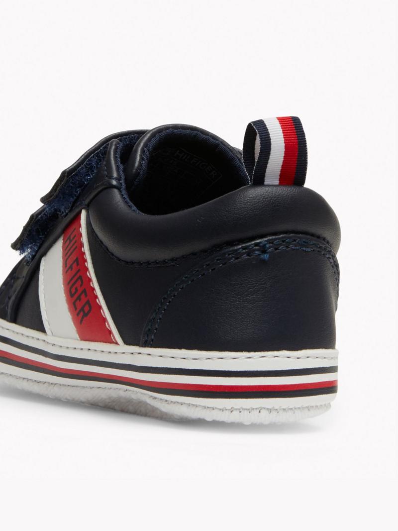 Baskets Tommy Hilfiger Babies' Signature Stripe Enfant Bleu | FR_B2234