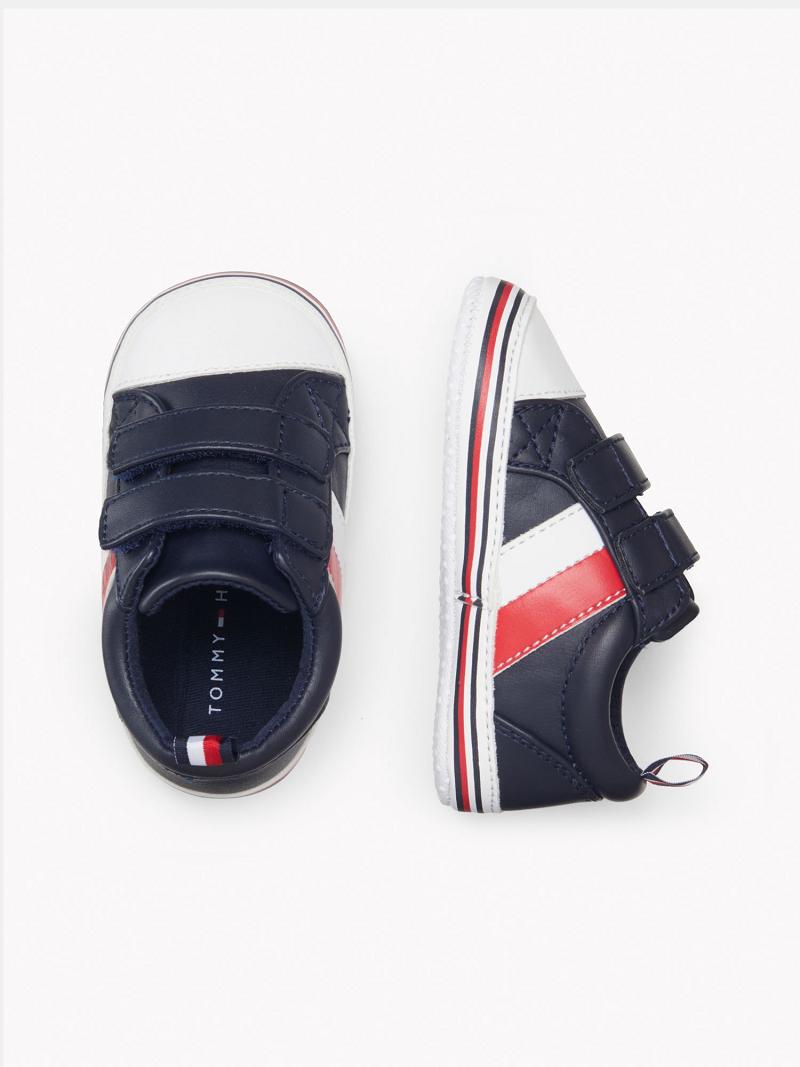 Baskets Tommy Hilfiger Babies' Signature Stripe Enfant Bleu | FR_B2234