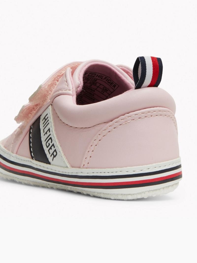 Baskets Tommy Hilfiger Babies' Signature Stripe Enfant Rose | FR_G1304