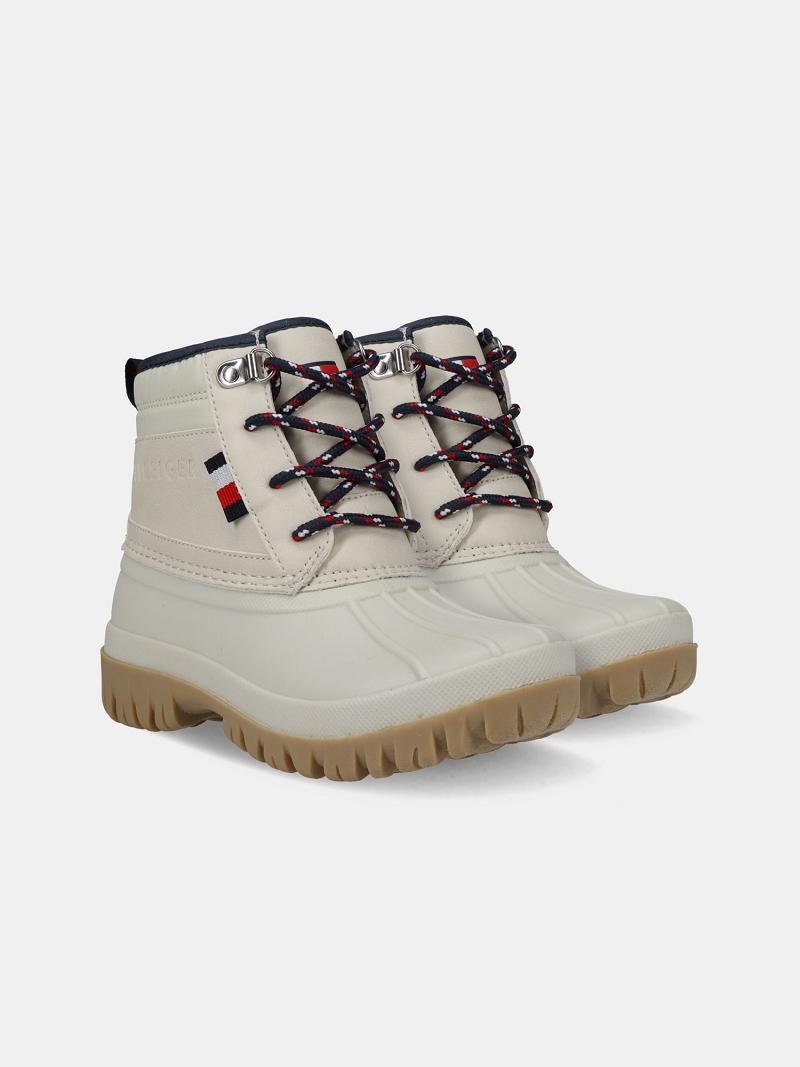 Baskets Tommy Hilfiger Big Duck Boot Enfant Blanche | FR_G1305