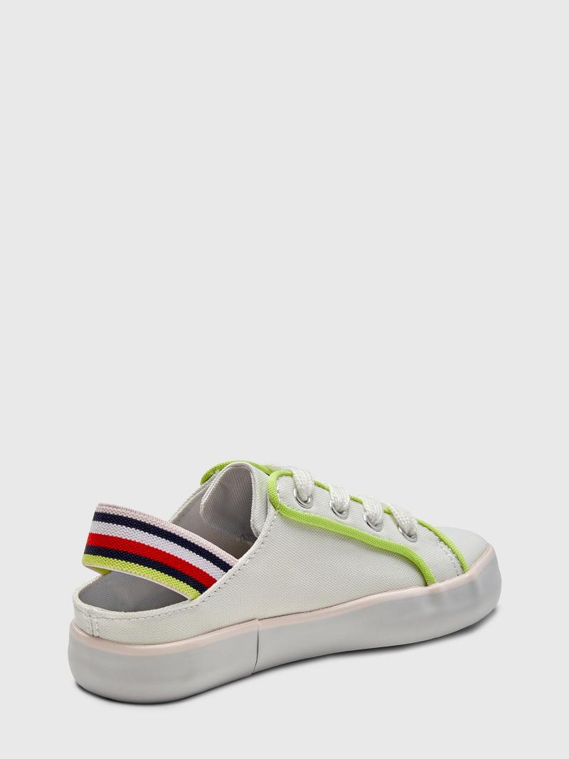 Baskets Tommy Hilfiger Big Slingback Enfant Blanche | FR_G1306