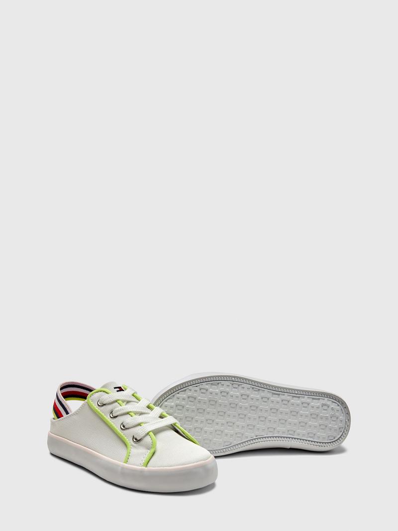 Baskets Tommy Hilfiger Big Slingback Enfant Blanche | FR_G1306