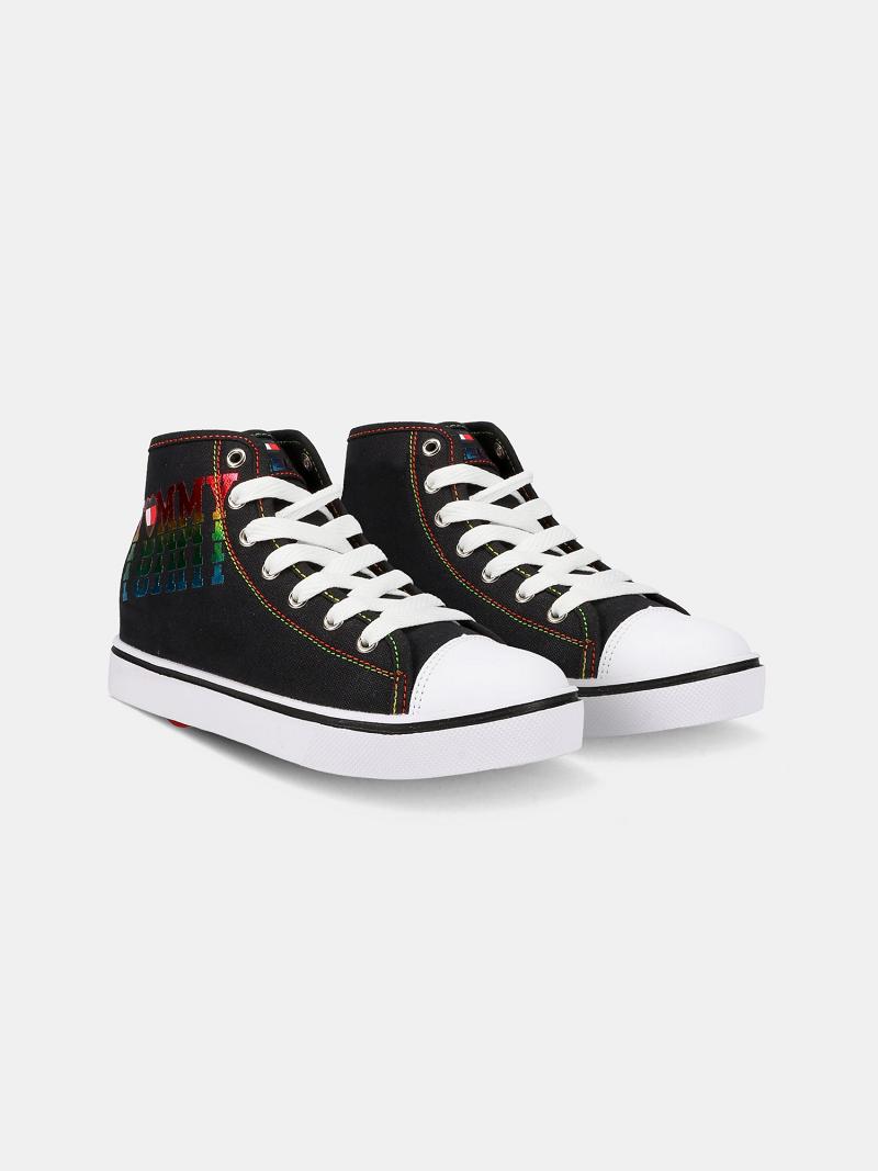 Baskets Tommy Hilfiger Heelys® Tommy Love High Top Enfant Noir | FR_B2238