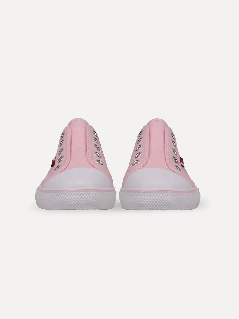 Baskets Tommy Hilfiger Kids’ Pink Laceless Enfant Rose | FR_G1309