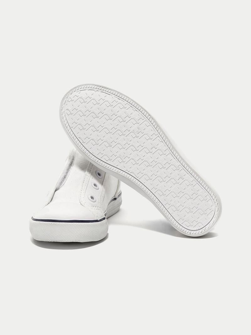 Baskets Tommy Hilfiger White Laceless Enfant Blanche | FR_G1311