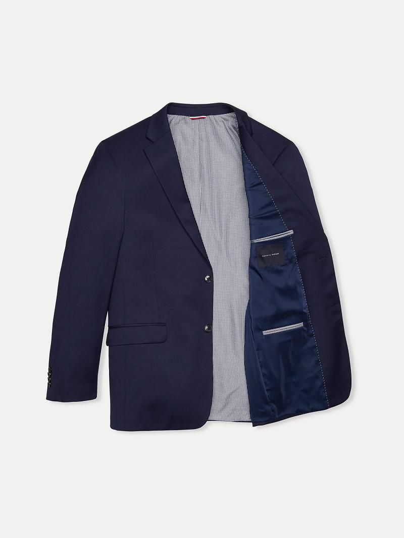 Blazer Tommy Hilfiger Regular fit essential twill Homme Bleu Marine | FR_M31478