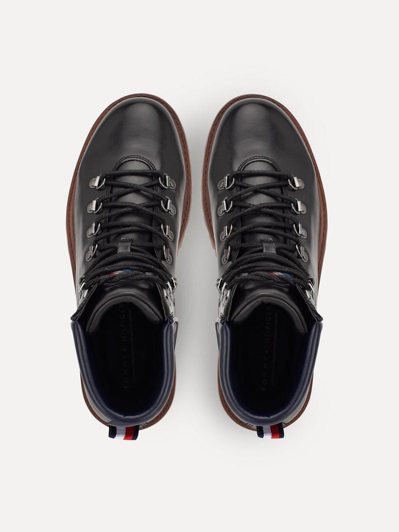 Bottes Tommy Hilfiger Solid utility Homme Noir | FR_M31691