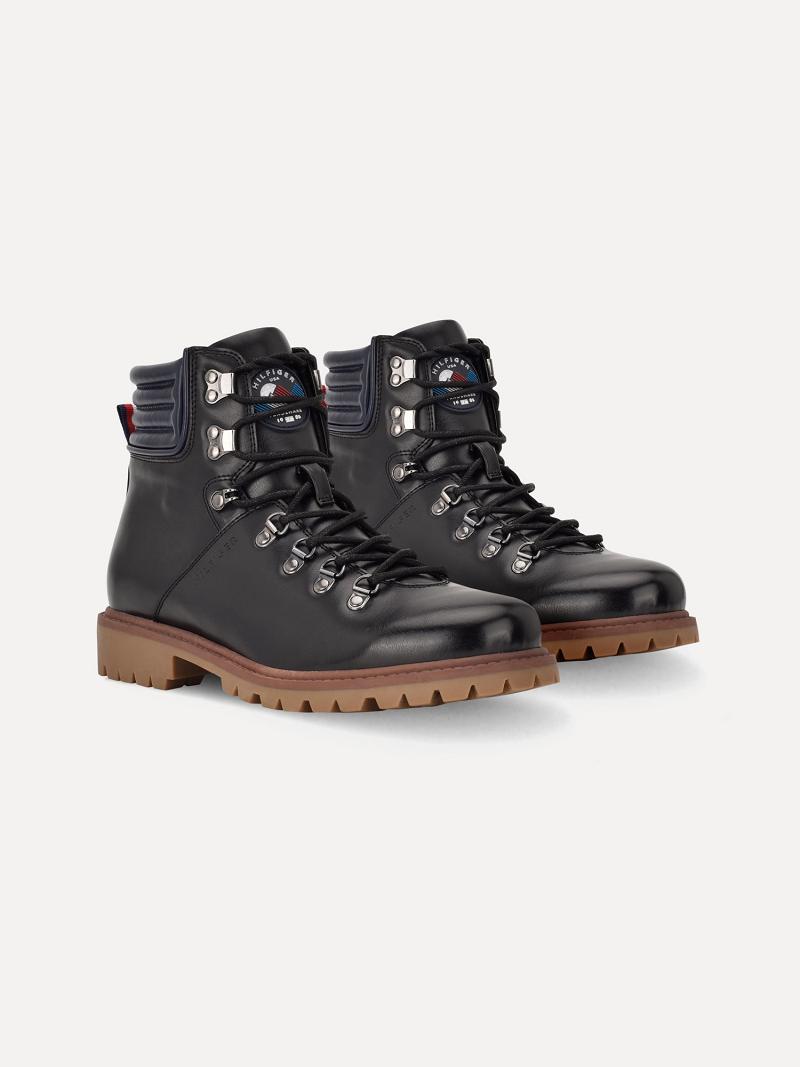 Bottes Tommy Hilfiger Solid utility Homme Noir | FR_M31691