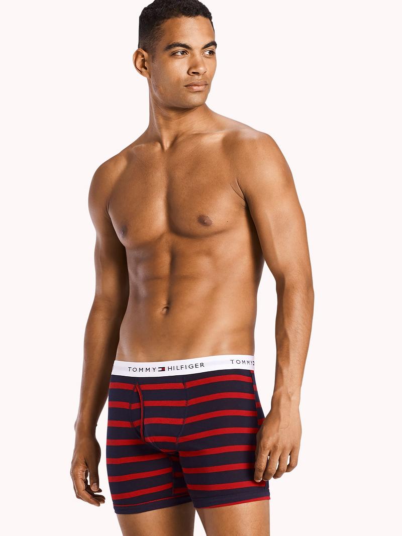 Boxer Briefs Tommy Hilfiger Coton classics boxer brief 3pk Homme Grise | FR_M31582