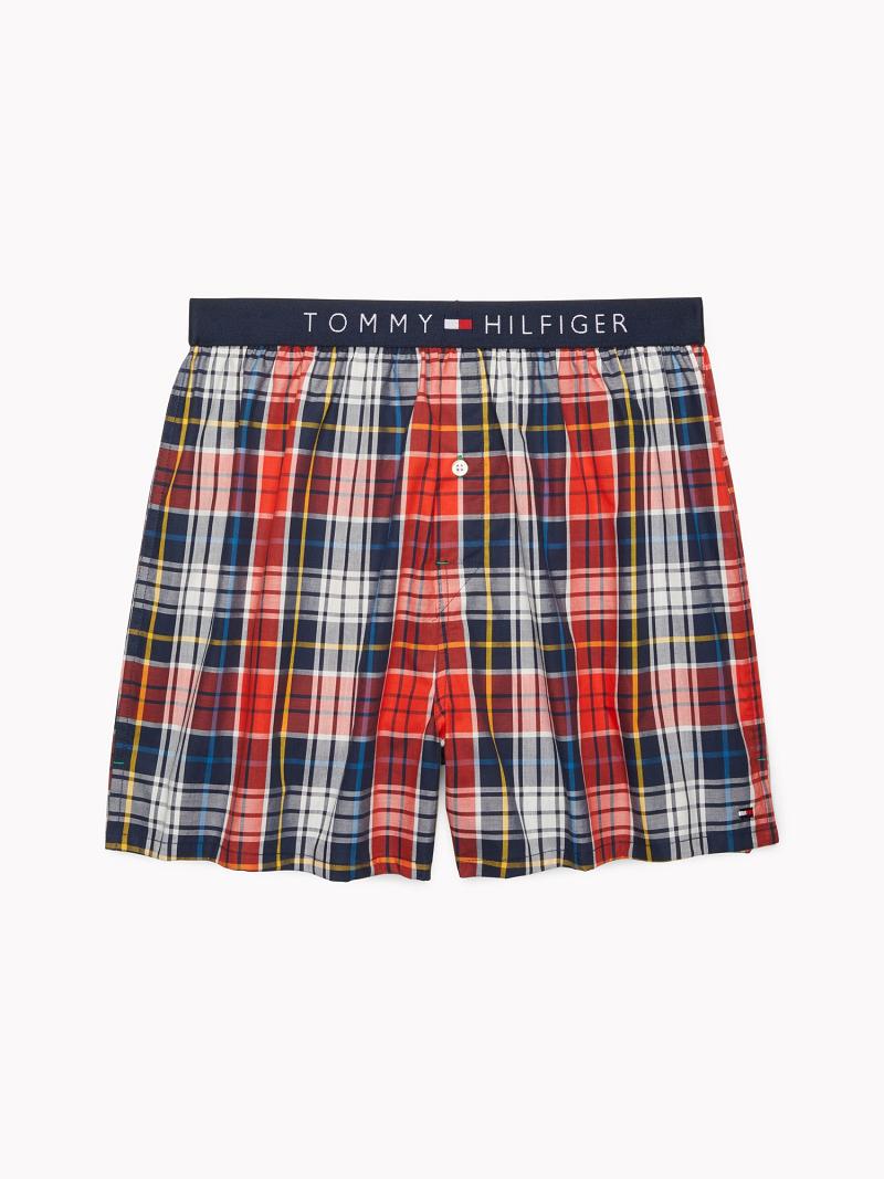 Boxers Tommy Hilfiger Mode woven boxer Homme Multicolore | FR_M31562