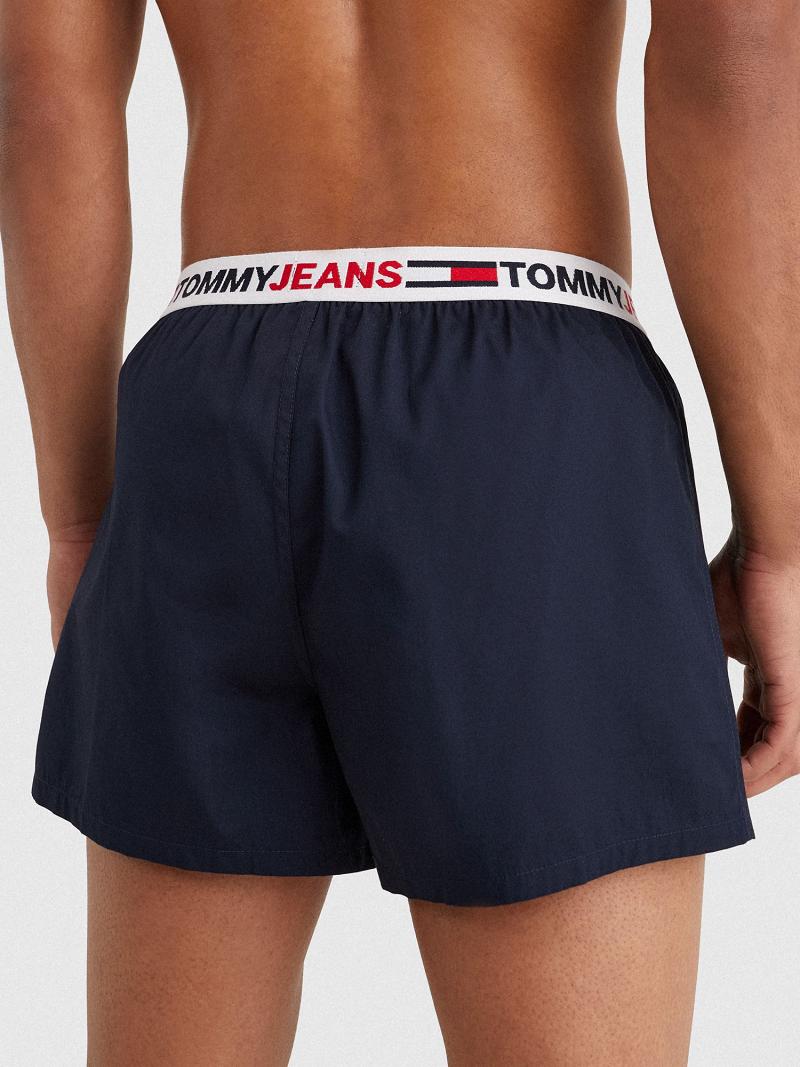 Boxers Tommy Hilfiger Tj woven boxer Homme Bleu Marine | FR_M31564