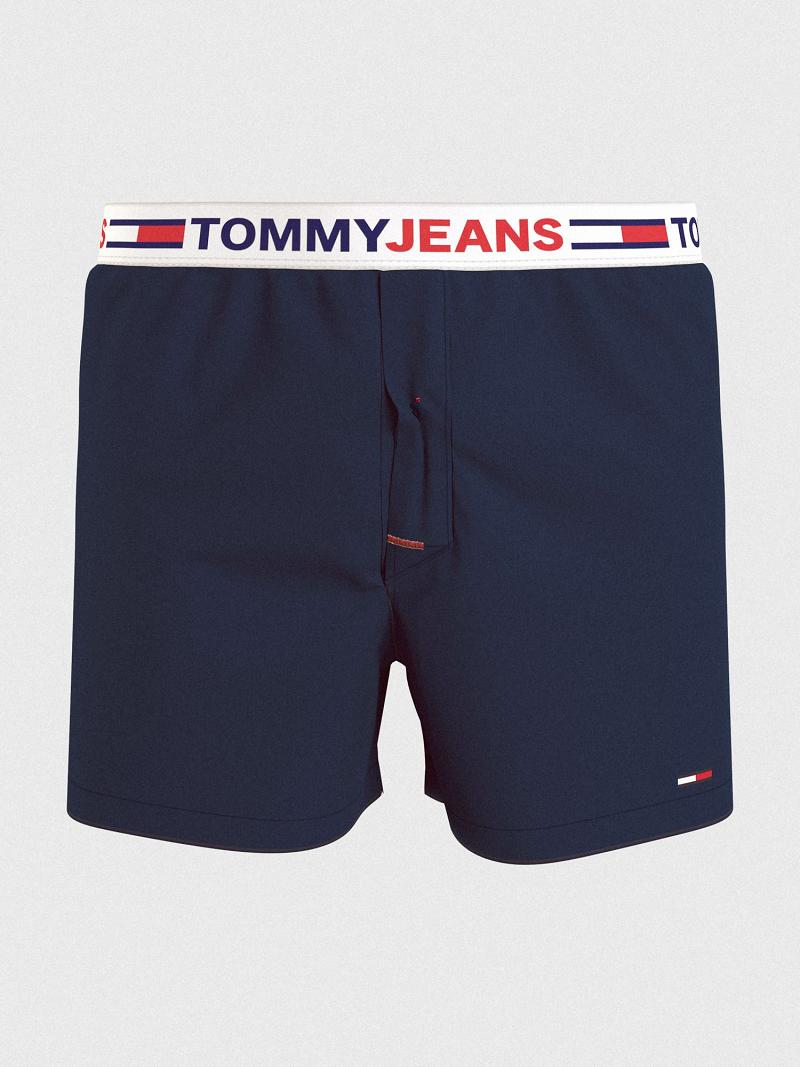 Boxers Tommy Hilfiger Tj woven boxer Homme Bleu Marine | FR_M31564