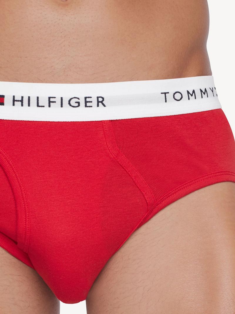 Briefs Tommy Hilfiger Coton classics brief 4pk Homme Rouge Bleu Royal Bleu Noir | FR_M31540