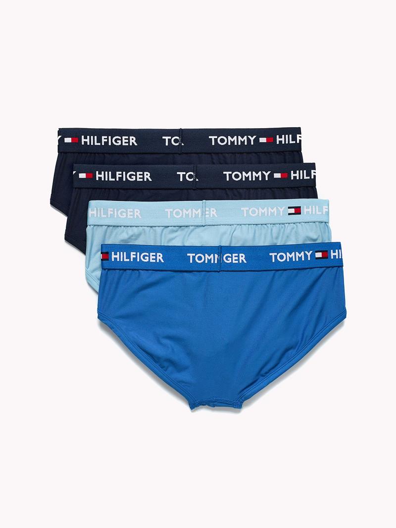 Briefs Tommy Hilfiger Everyday microfiber brief 4pk Homme Bleu Marine | FR_M31549