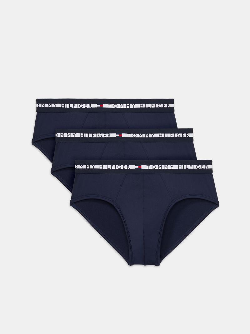 Briefs Tommy Hilfiger Th comfort+ brief 3pk Homme Bleu Marine | FR_M31554