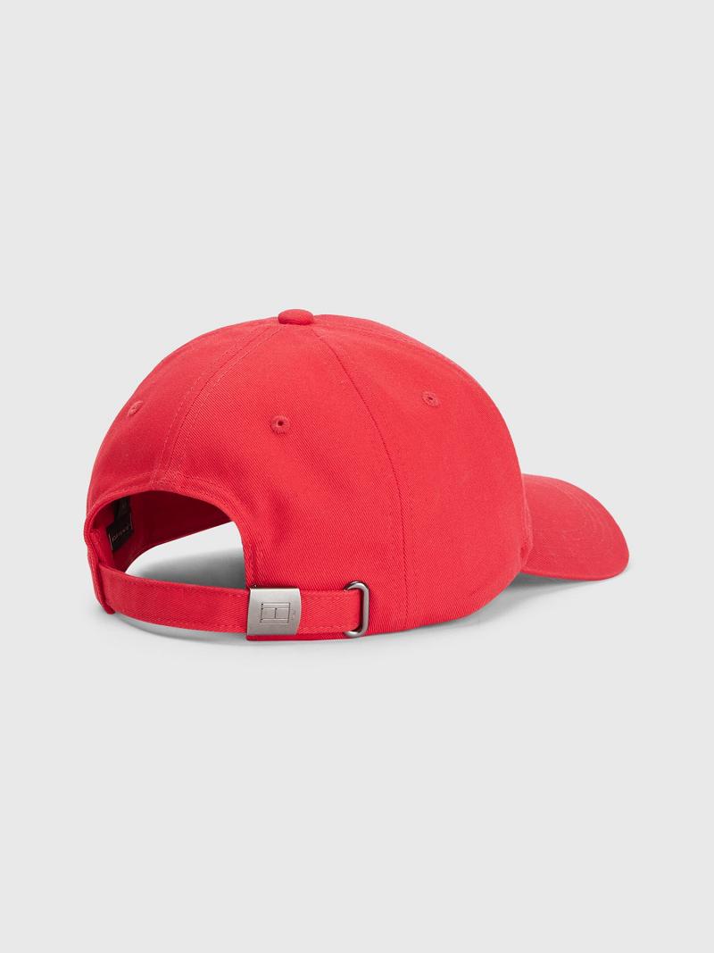 Chapeaux Tommy Hilfiger Hilfiger Baseball Homme Rouge | FR_M31730