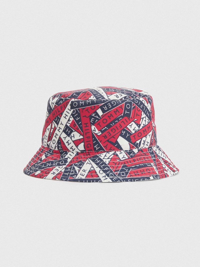 Chapeaux Tommy Hilfiger Reversible Bucket Enfant Multicolore | FR_B2278