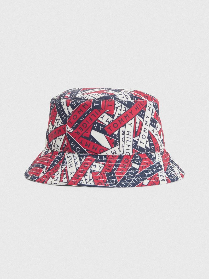 Chapeaux Tommy Hilfiger Reversible Bucket Enfant Multicolore | FR_B2278