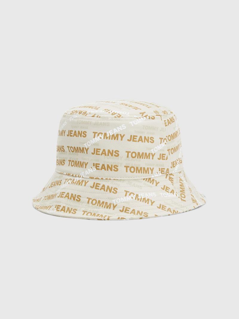 Chapeaux Tommy Hilfiger Tommy Jeans Bucket Homme Beige Multicolore | FR_M31737