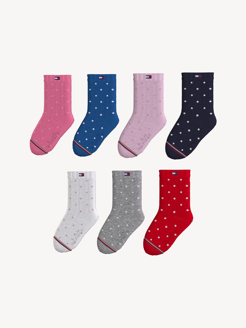 Chaussettes Tommy Hilfiger Babies' 7PK Enfant Multicolore | FR_G1362