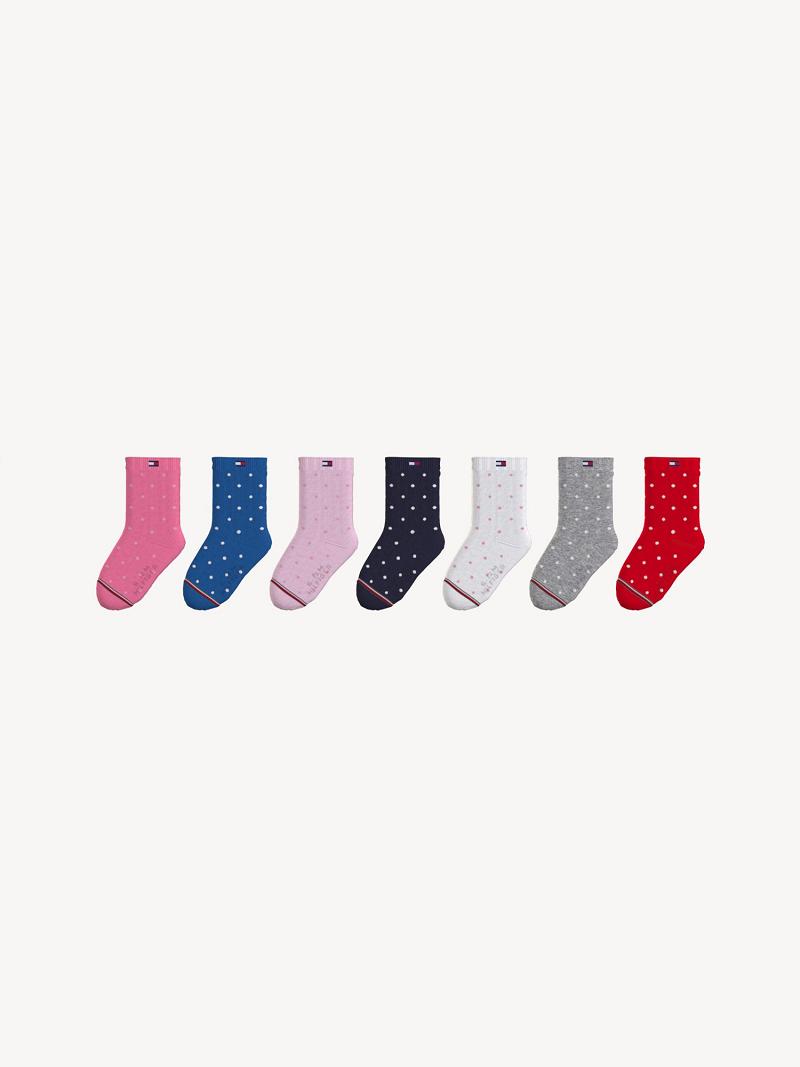 Chaussettes Tommy Hilfiger Babies\' 7PK Enfant Multicolore | FR_G1362