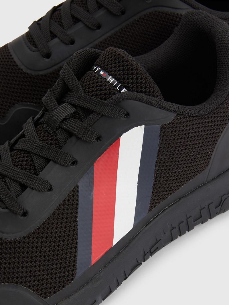 Chaussures Casual Tommy Hilfiger Legere knit Homme Noir | FR_M31666