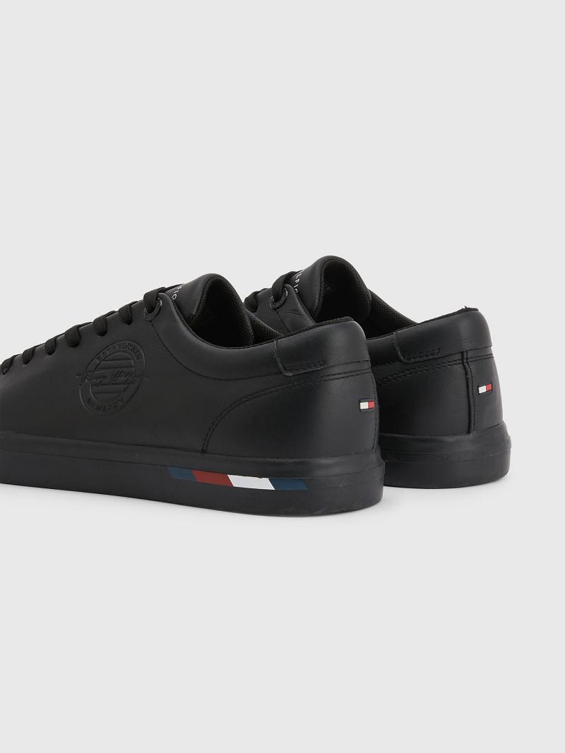 Chaussures Casual Tommy Hilfiger Logo Homme Noir | FR_M31667