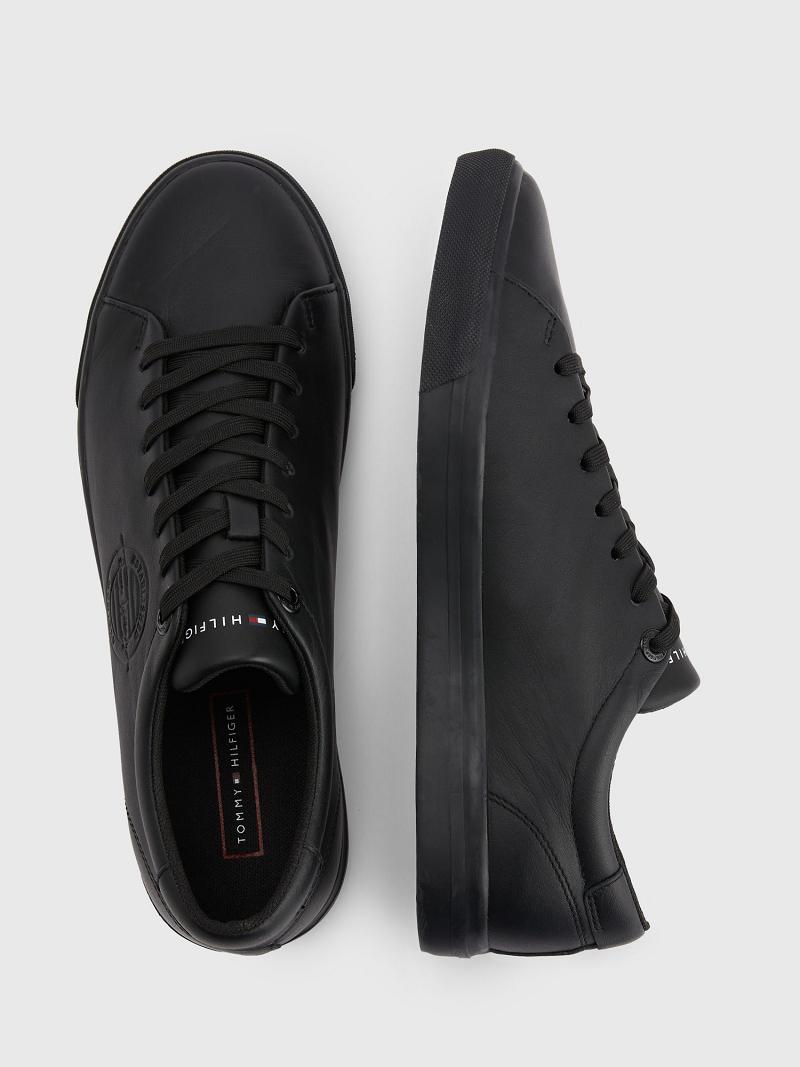 Chaussures Casual Tommy Hilfiger Logo Homme Noir | FR_M31667