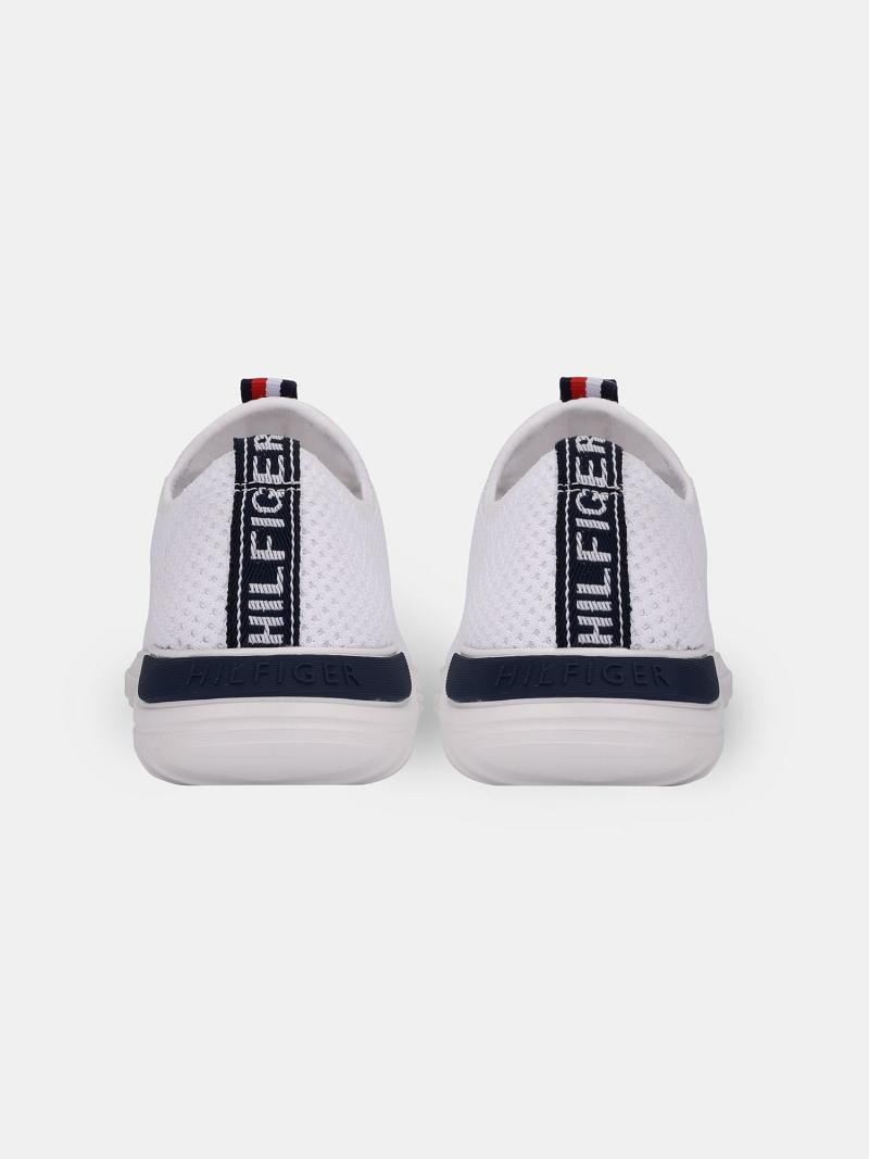 Chaussures Casual Tommy Hilfiger Mesh Stripe Femme Blanche | FR_W21594