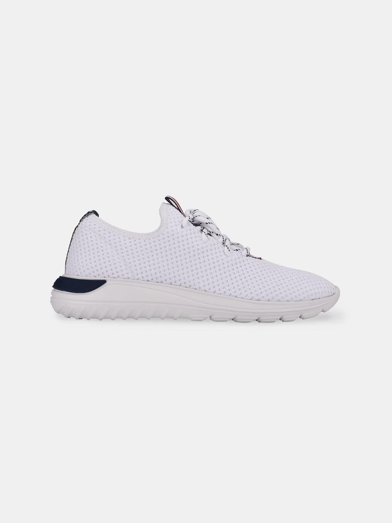 Chaussures Casual Tommy Hilfiger Mesh Stripe Femme Blanche | FR_W21594