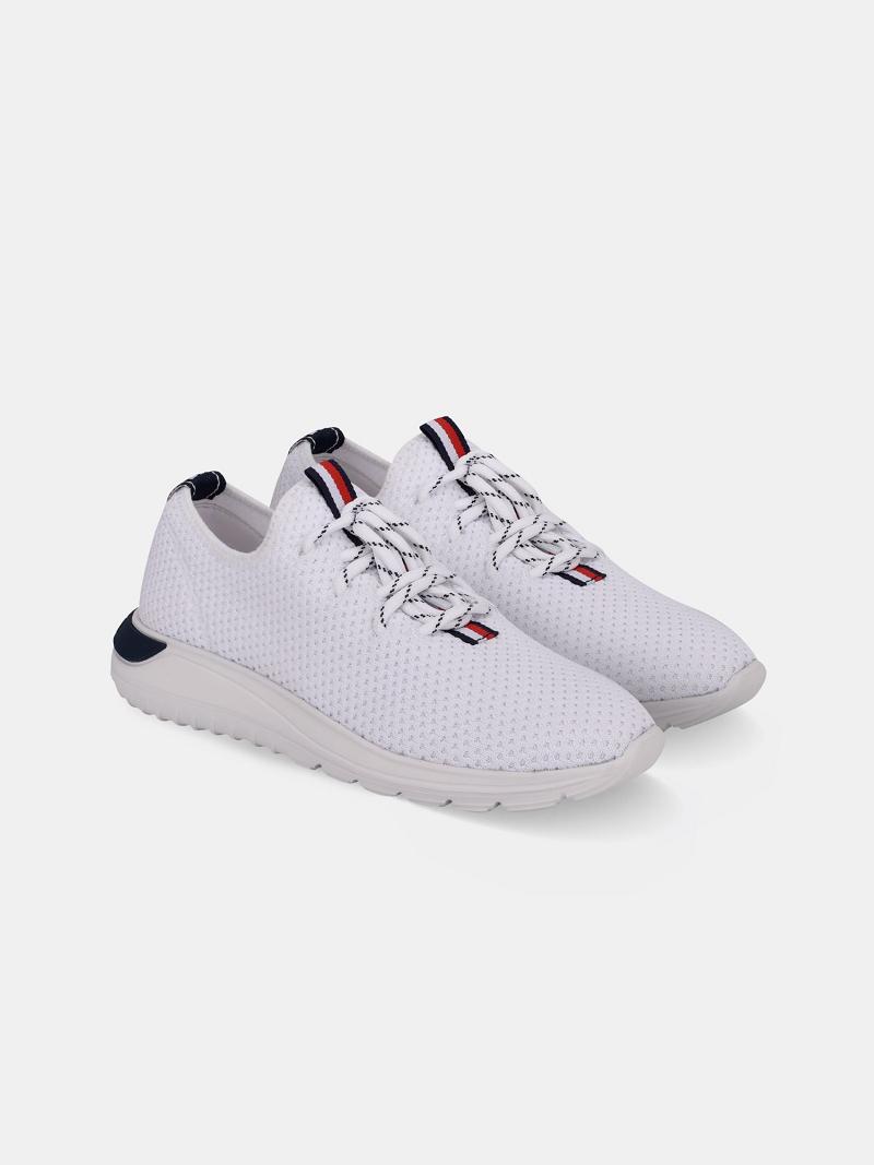 Chaussures Casual Tommy Hilfiger Mesh Stripe Femme Blanche | FR_W21594