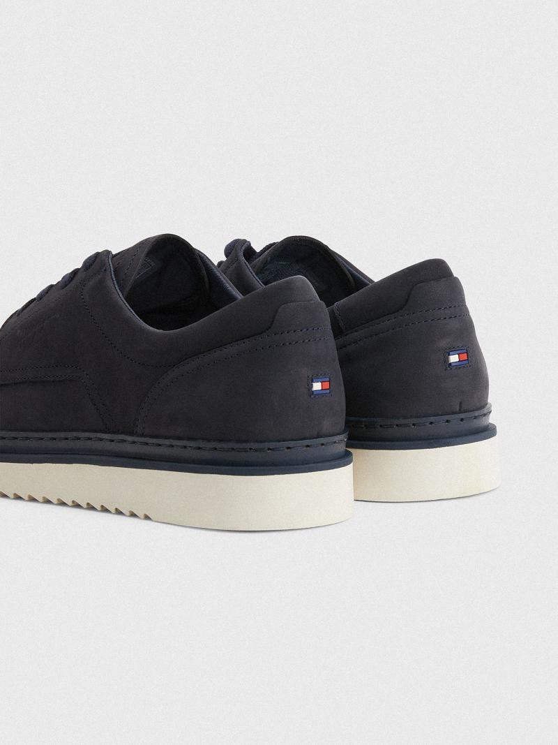 Chaussures Casual Tommy Hilfiger Nubuck leather Homme Bleu Marine | FR_M31670