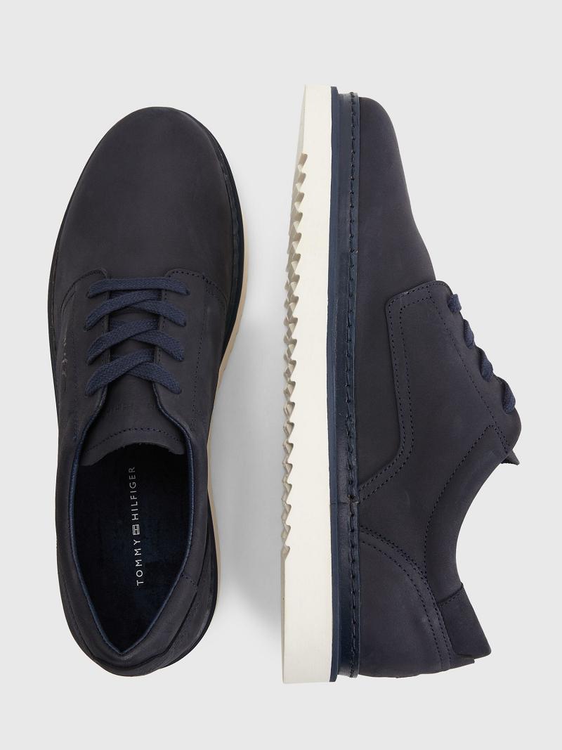 Chaussures Casual Tommy Hilfiger Nubuck leather Homme Bleu Marine | FR_M31670