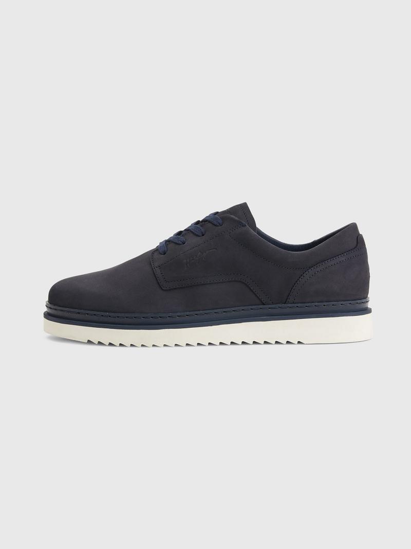 Chaussures Casual Tommy Hilfiger Nubuck leather Homme Bleu Marine | FR_M31670