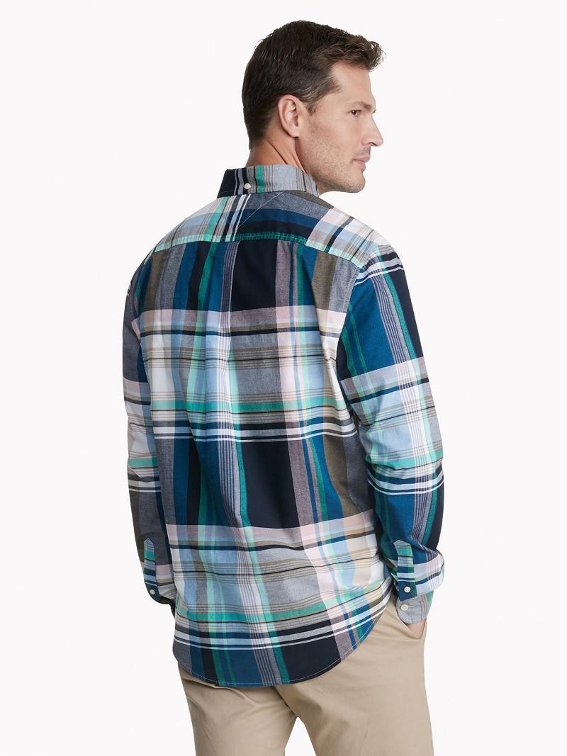 Chemises Tommy Hilfiger Custom fit plaid Homme Multicolore | FR_M31254