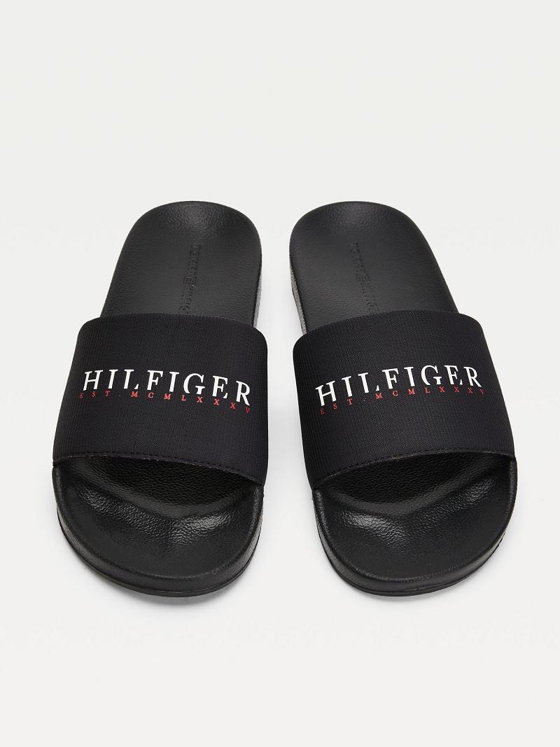 Claquette Tommy Hilfiger Recycled hilfiger pool Homme Noir | FR_M31641