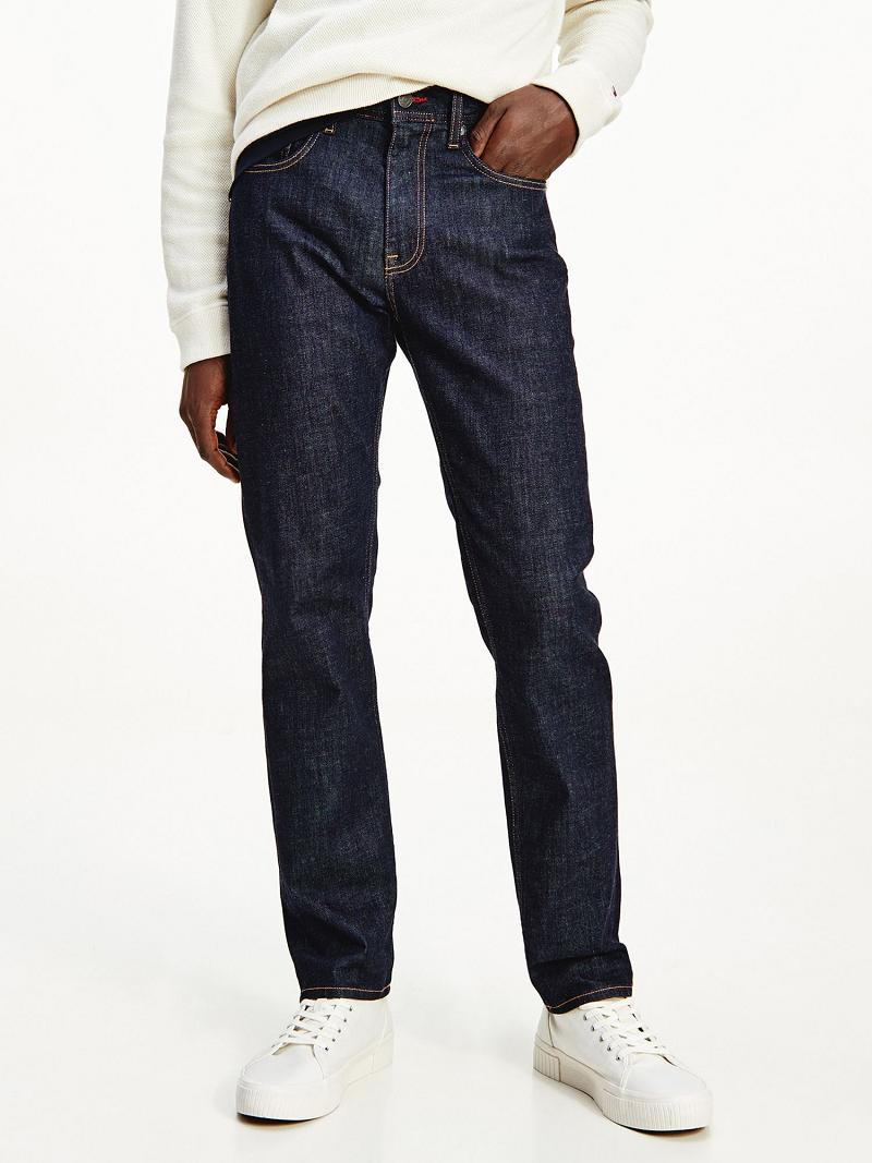 Jean Tommy Hilfiger Denton straight fit th stretch indigo Homme Bleu | FR_M31363