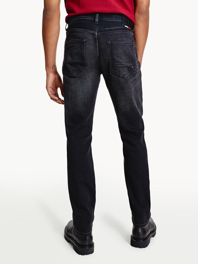 Jean Tommy Hilfiger Denton straight fit wash Homme Noir | FR_M31364