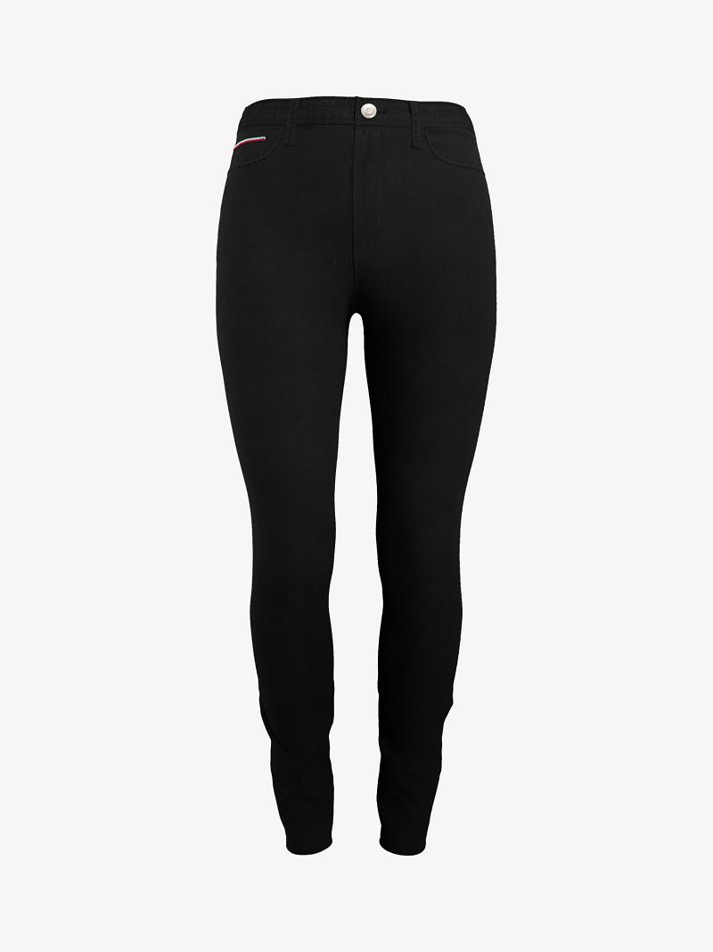 Jean Tommy Hilfiger Essential High-Rise Skinny Pant Femme Noir | FR_W21193