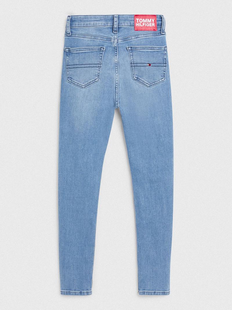 Jean Tommy Hilfiger Skinny Enfant Bleu Bleu Marine | FR_G1128