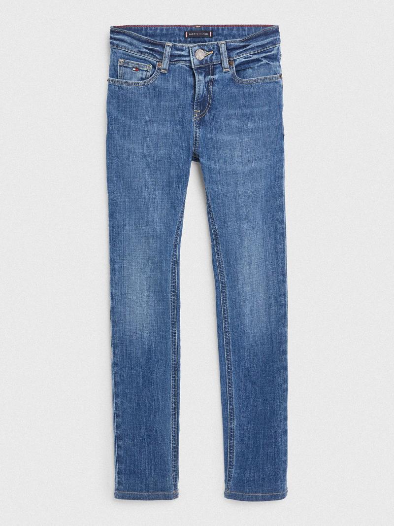 Jean Tommy Hilfiger Slim Enfant Bleu | FR_B2048