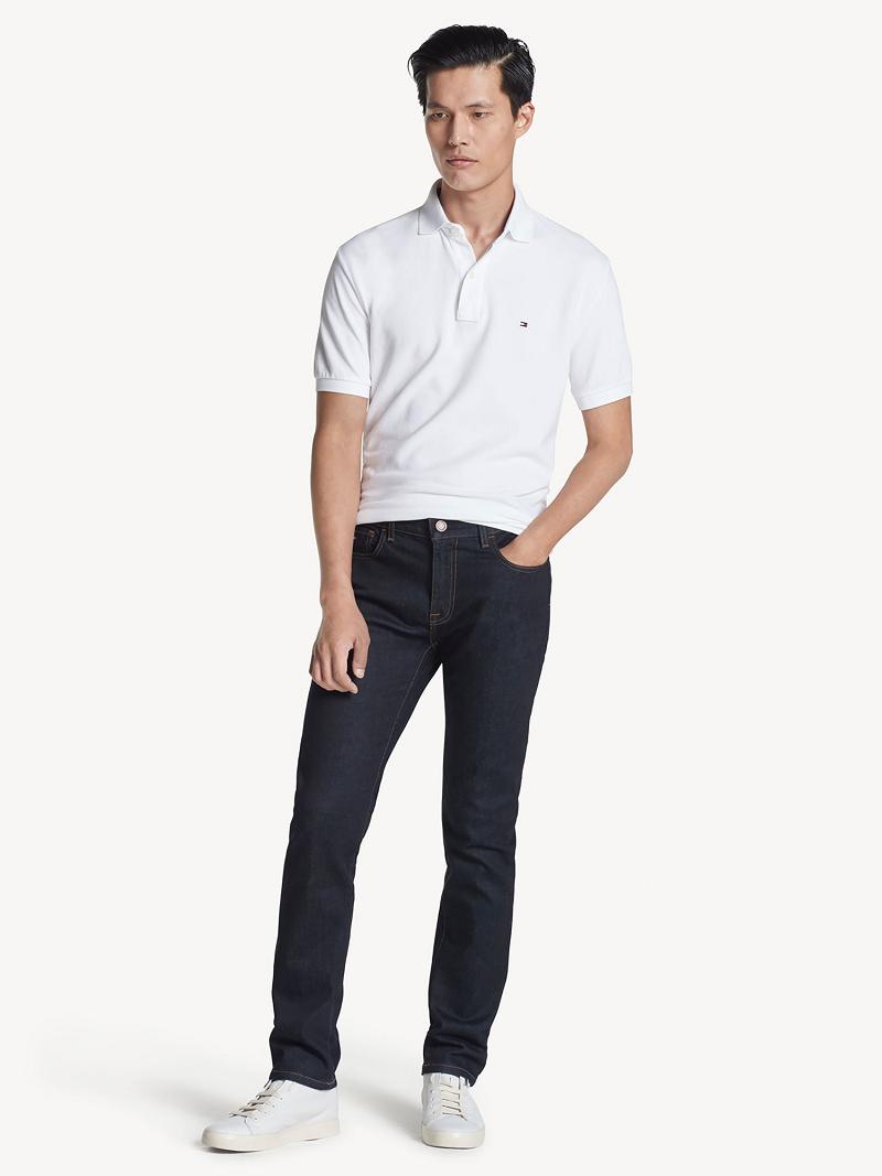 Jean Tommy Hilfiger Slim fit essential deep wash Homme Noir | FR_M31378