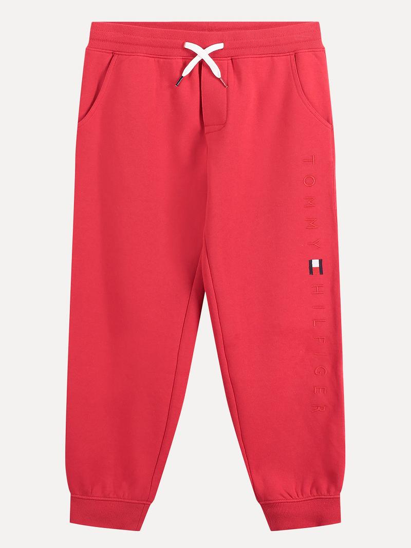 Jogging Tommy Hilfiger Big Logo Enfant Rouge | FR_B2117