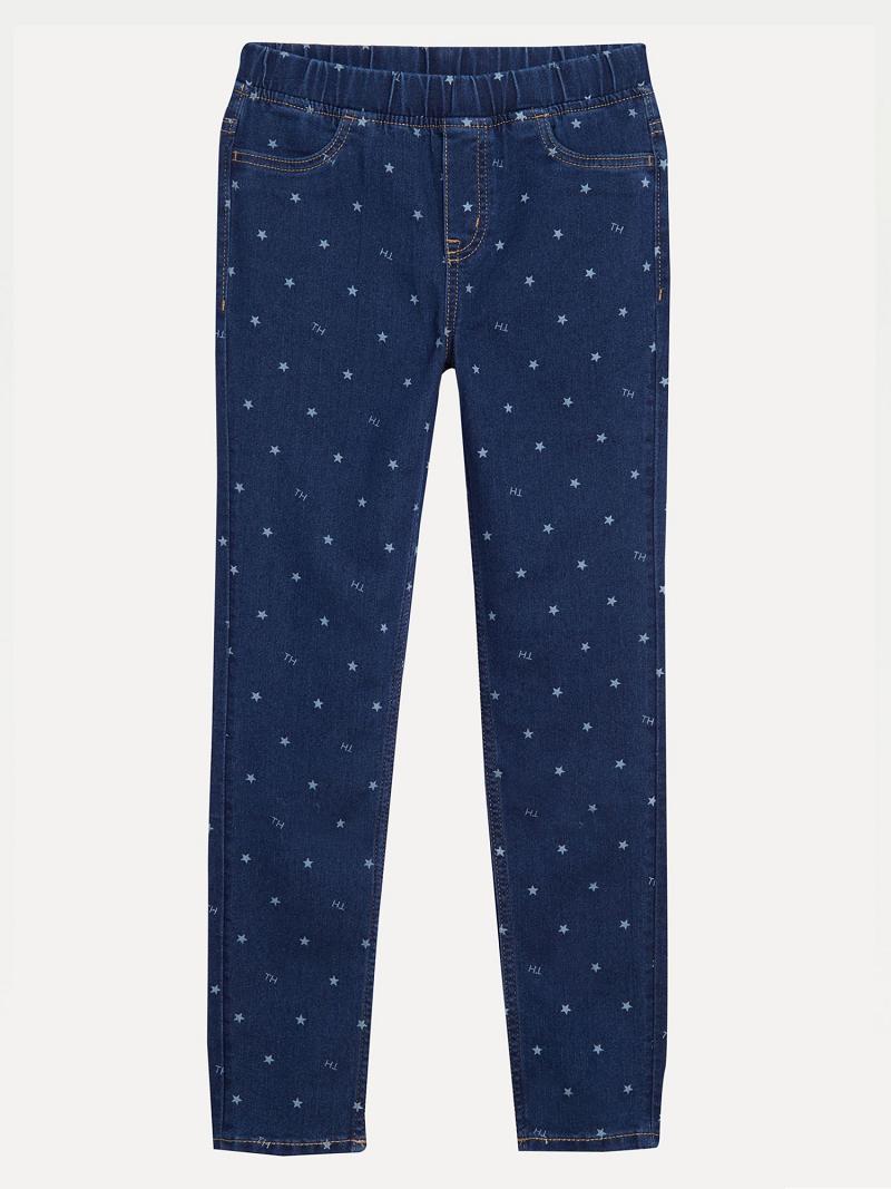 Leggings Tommy Hilfiger Big Star And TH Enfant Bleu | FR_G1138