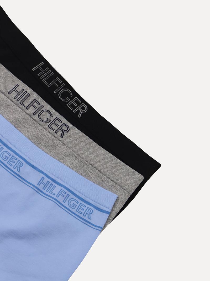 Lingerie Tommy Hilfiger Seamless Boyshort 3PK Femme Bleu | FR_W21560