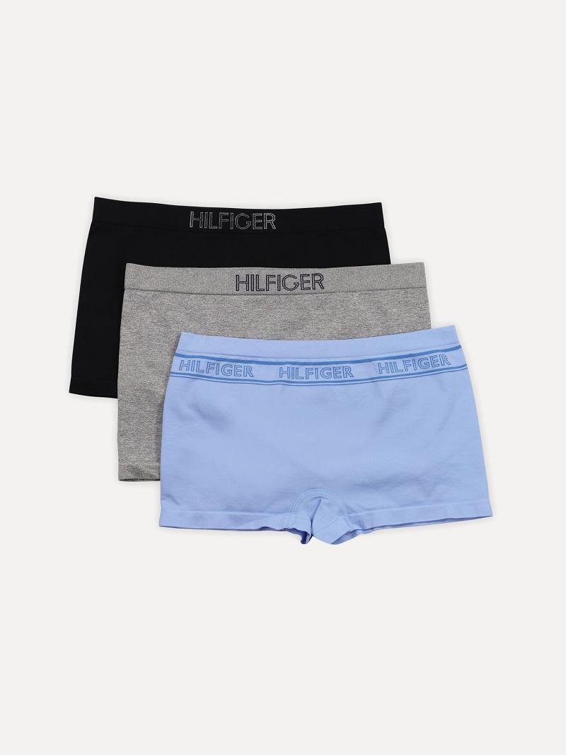 Lingerie Tommy Hilfiger Seamless Boyshort 3PK Femme Bleu | FR_W21560