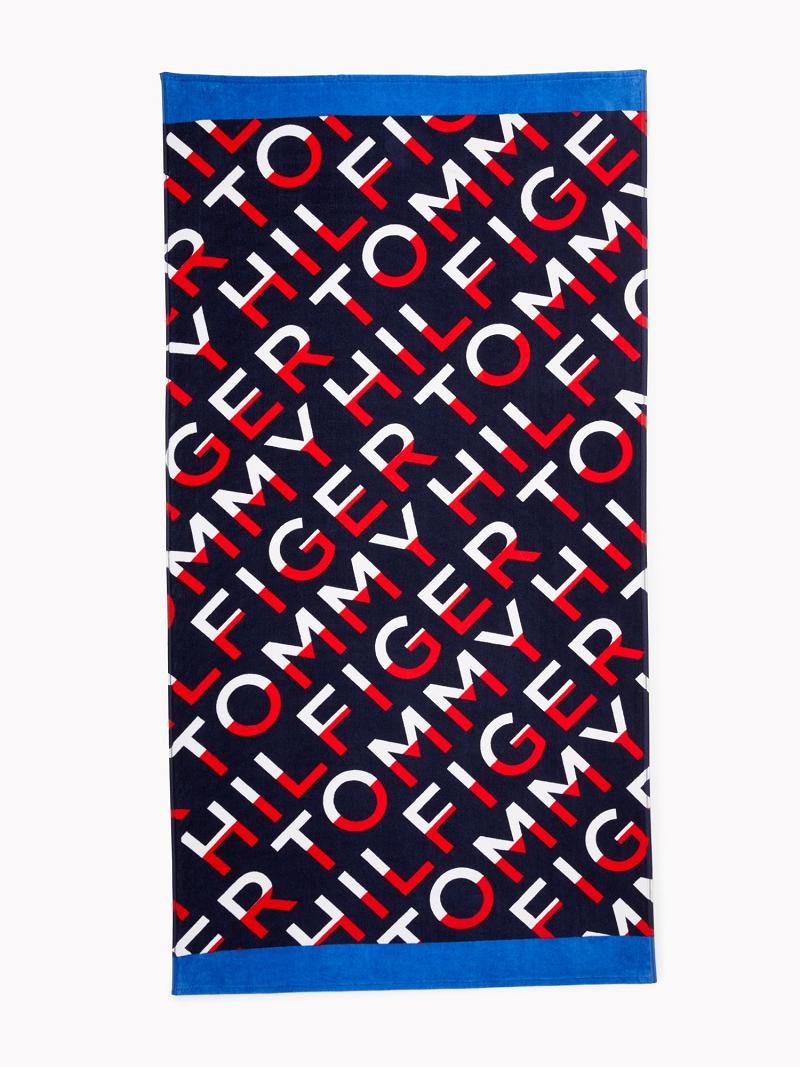 Maillots De Bain Tommy Hilfiger Hilfiger Diagonal Beach Towel Homme Multicolore | FR_M31099