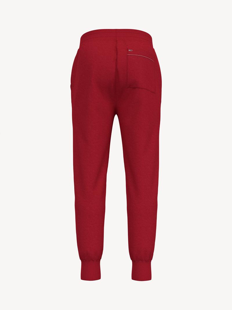 Pantalon Jogging Tommy Hilfiger Classiche Logo Homme Rouge | FR_M31343