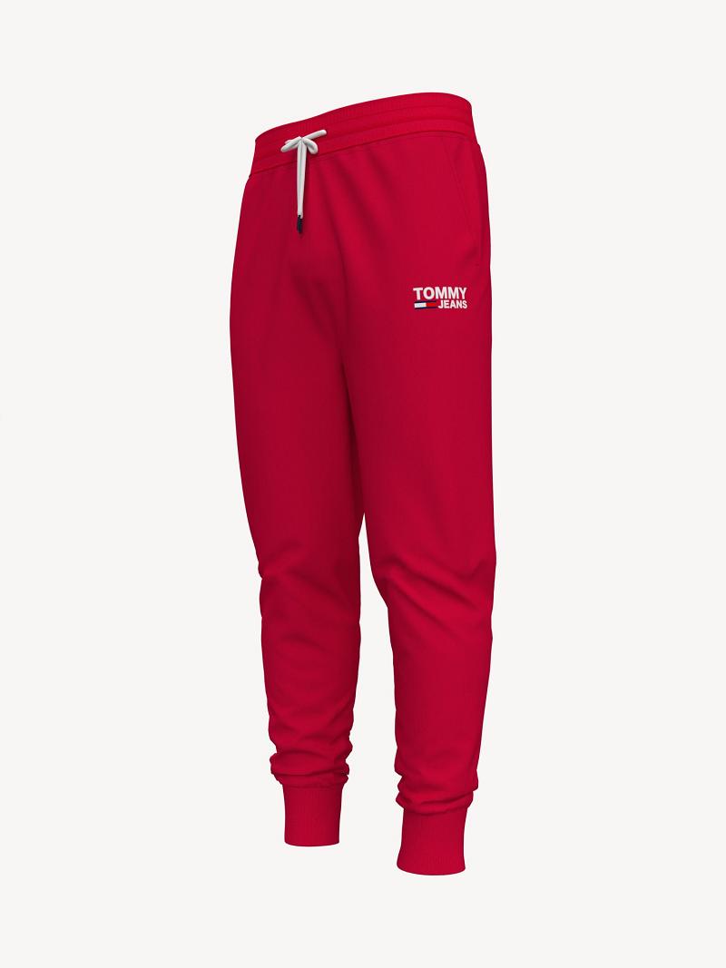 Pantalon Jogging Tommy Hilfiger Classiche Logo Homme Rouge | FR_M31343