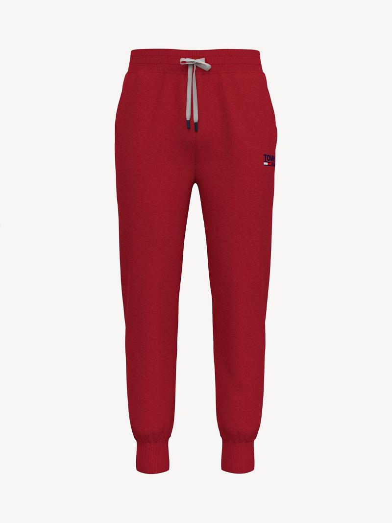 Pantalon Jogging Tommy Hilfiger Classiche Logo Homme Rouge | FR_M31343